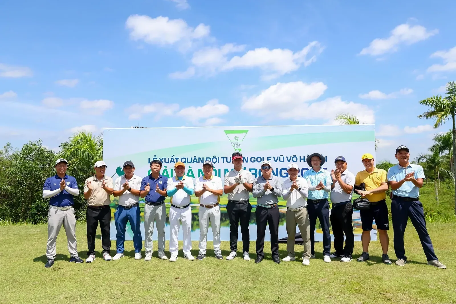 Departure Ceremony for the Hanoi Vu Vo Golf Team 2025 - 1