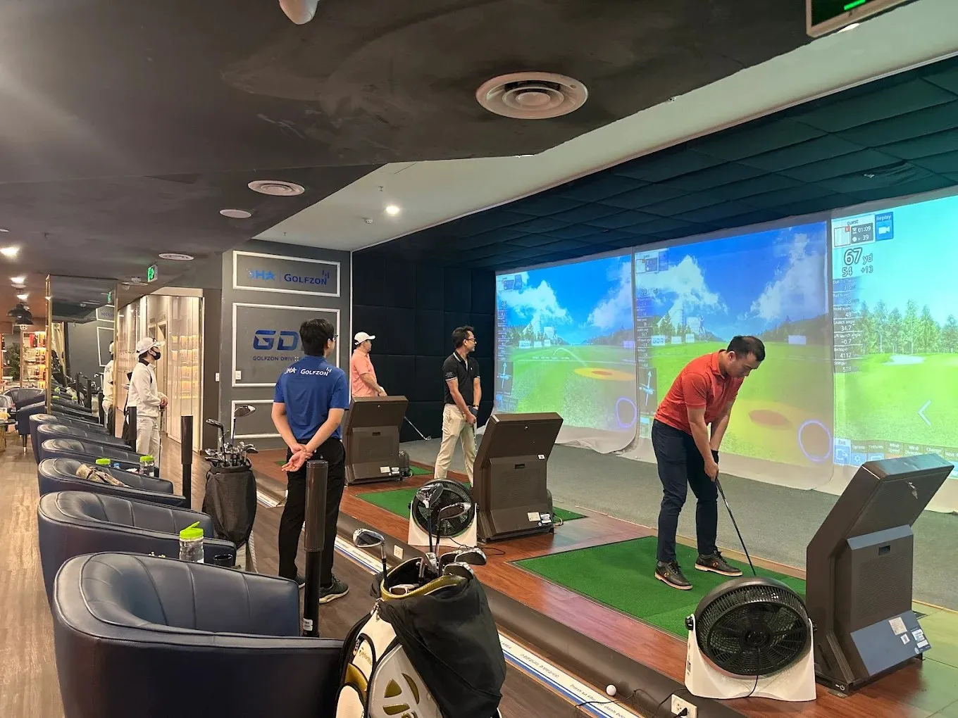 Golfzon 3D Golf Simulator Room in Ho Chi Minh City