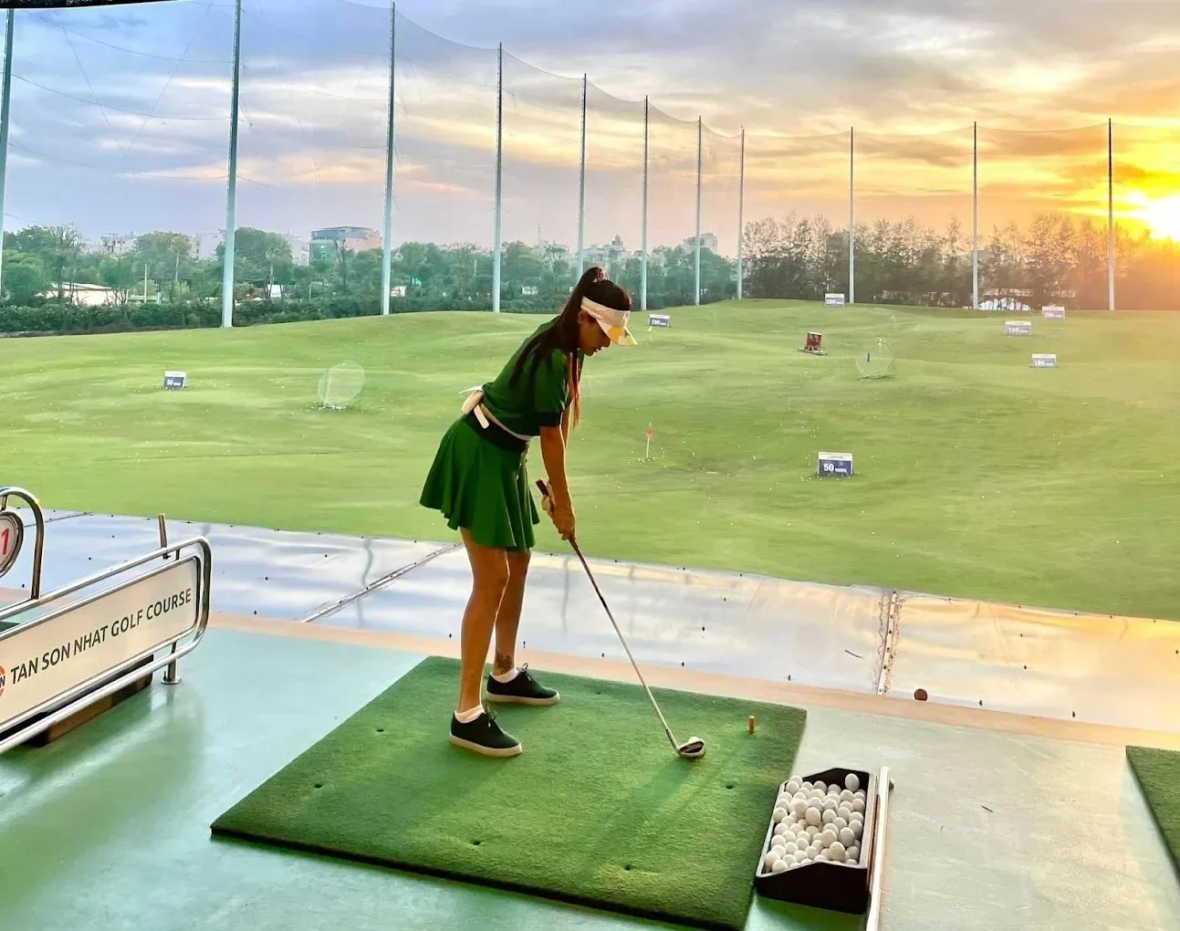 Tan Son Nhat Golf Practice Range near Ho Chi Minh City Airport