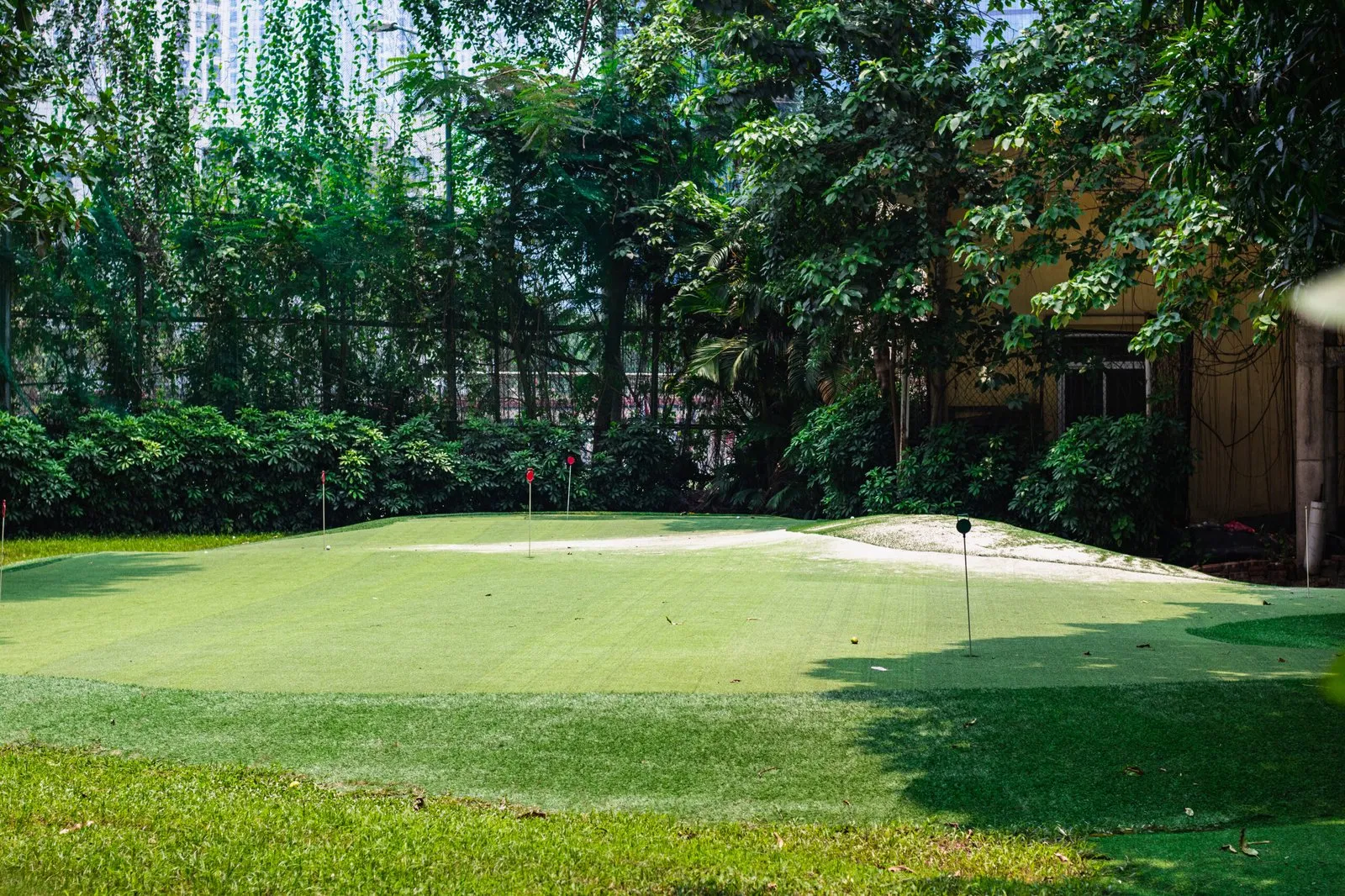 Putting green and short game area at Viettime