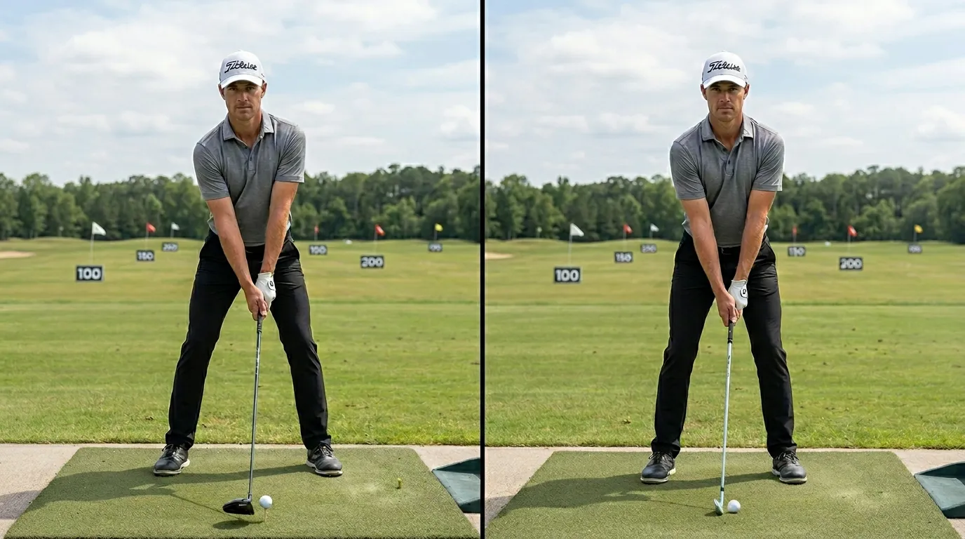 Golf setup position